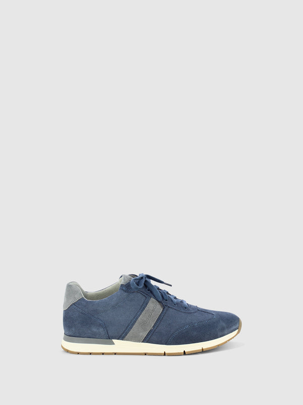 Sapatos com Atacadores em Azul Marinho